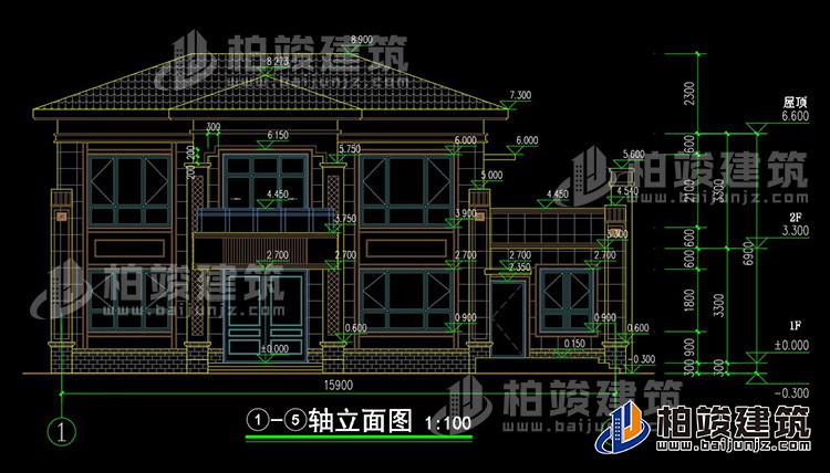 正立面图